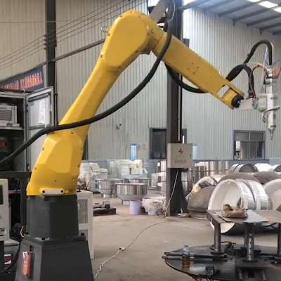 high accuracy 6 axis robot arm cutting for automation