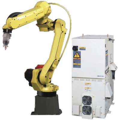 High-quality CNC 3D 6 axises robot arm with raycus fiber laser welding source for metal welding / cutting solution